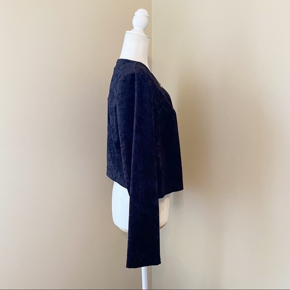 The Avenue Vintage NWT Velvet Black Jacket - 18 - Picture 2 of 11